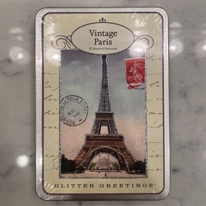 Glittery Paris Postcards